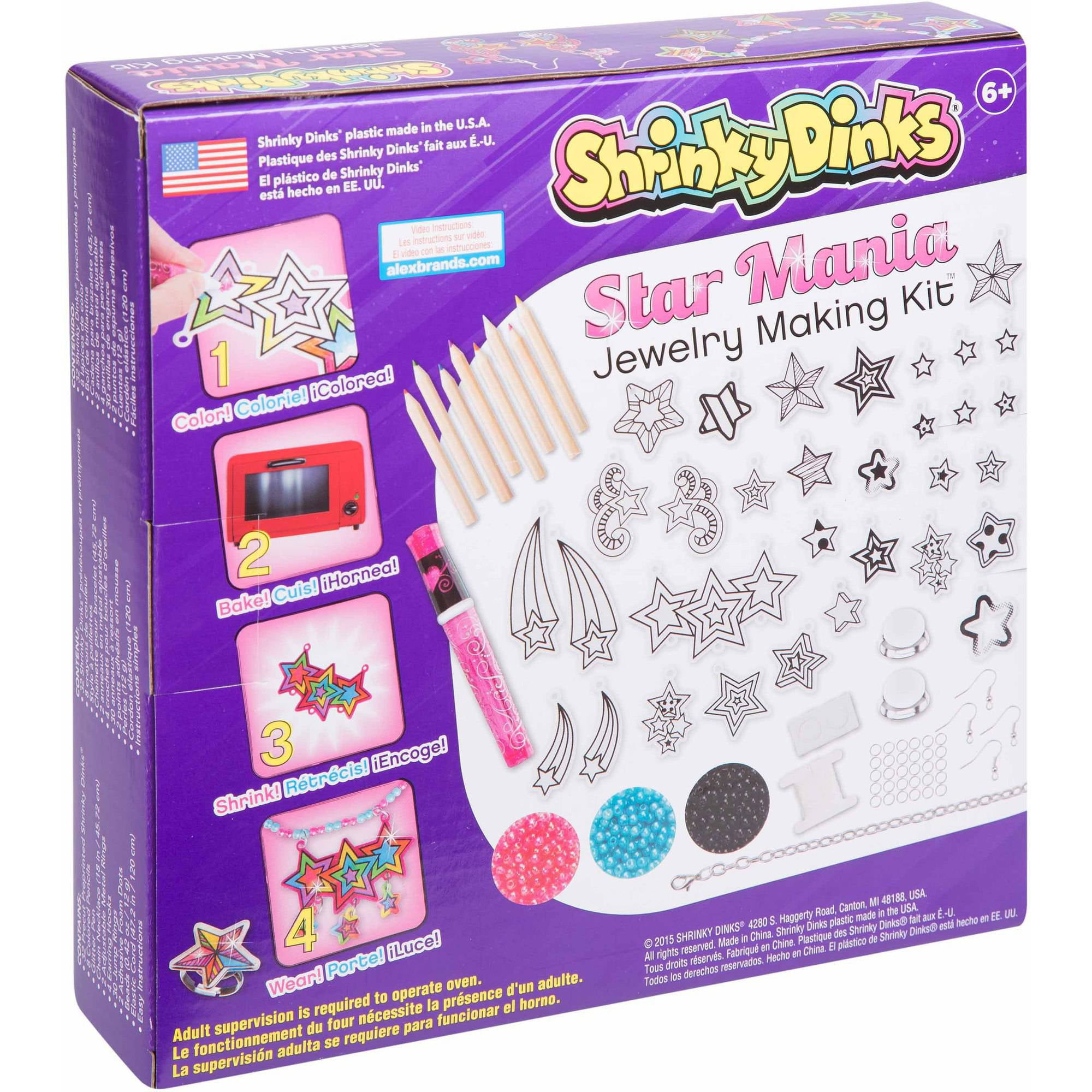 Shrinky Dinks® Shrink & Wear Jewelry Activity Kit