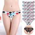 thumbnail image 5 of IROINNID Hipster Underwear For Women At Hip Ladies Low-Rise Leopard Lace Breathable Underpants Graphic Prints Panties,6PCS, 5 of 8