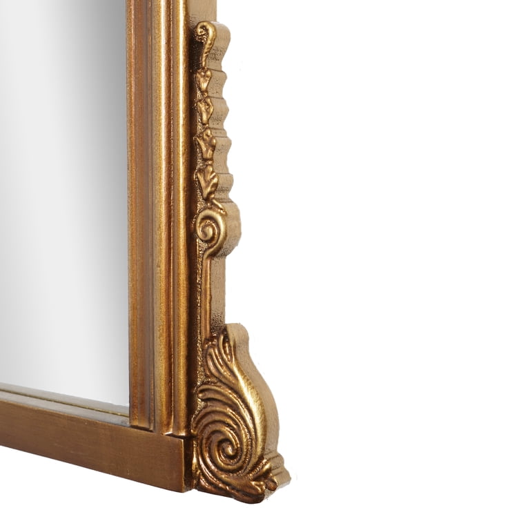Ember Interiors Ornate Rectangle Mirror with Gold Frame photo 3