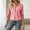Pink, variant on Women's Sports Jacket Baeitkot Women's Solid Color Casual Stand Collar Long Sleeved Outdoor Sports Zipper Jacket with Pockets Khaki XXL