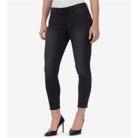 William Rast Women's Mid Rise Ankle Skinny Jeans Black Size 32