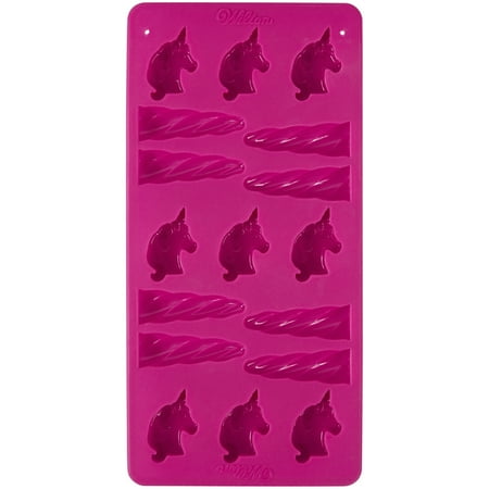 Wilton Unicorn Silicone Candy Mold, 17-Cavity
