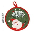 thumbnail image 3 of xihome Juego de toallas de mano colgantes navideñas, paño de cocina de polister, regalo decorativo navideño, 3 of 6