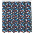 thumbnail image 3 of Ambesonne Marine Shower Curtain, Funny Ocean Animals, 69"Wx84"L, Multicolor, 3 of 3
