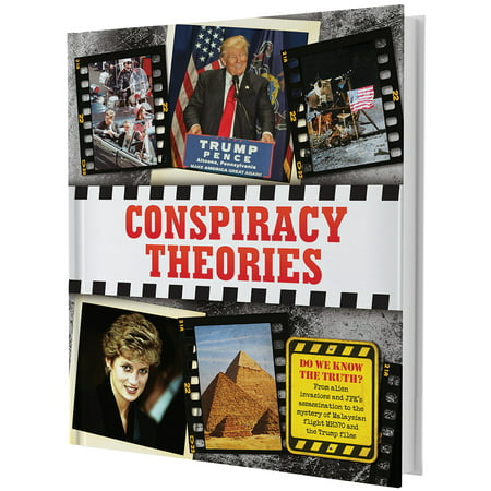 Conspiracy Theories 176pg Hardcover Book - Collection Of Captivating