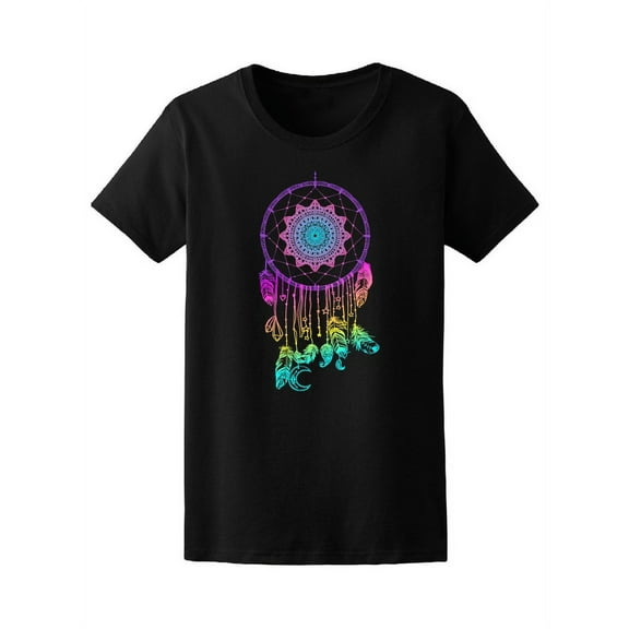 Colorful And Cute Dreamcatcher T-Shirt Women -Image by Shutterstock, Female x-Large