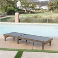 thumbnail image 4 of Outdoor Acacia Chaise Lounge 24 Inch Wide Adjustable Seating For Relaxation, 4 of 21