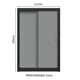 thumbnail image 3 of Ropero Closet Madesa Vivare 2 Puertas NG, 3 of 5