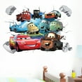 thumbnail image 3 of Cars Wall Stickers Race Car Wall Decal Self-Adhesive Cartoon Wall Paper For Boys Girls Room Bedroom Living Room Decoration, 3 of 4
