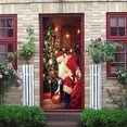thumbnail image 1 of Cubierta de puerta de árbol de Navidad, decoración de cubiertas navideñas, 1 of 1