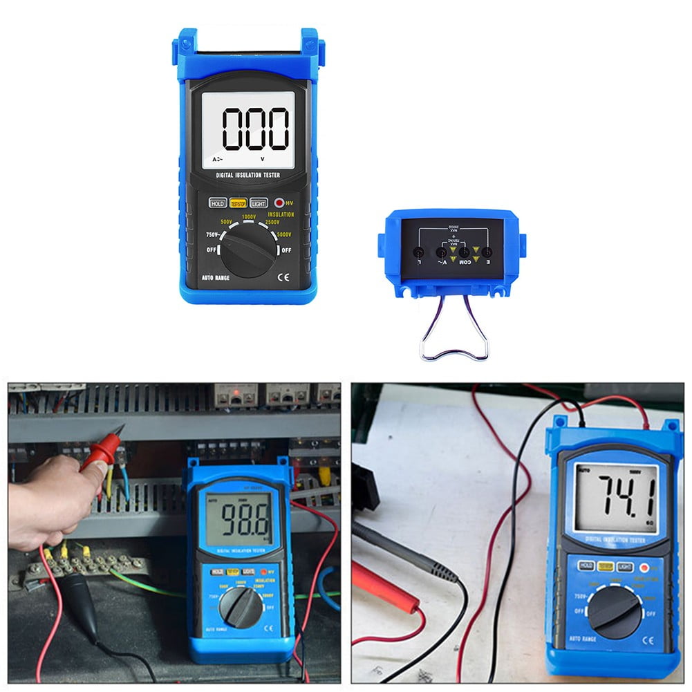 55000V Digital Insulation Resistance Tester 200GΩ Megohmmeter AC Voltmeter