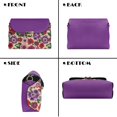 thumbnail image 5 of KUIFORTI Red Flower Crossbody Leather Bags for Women Functional Small Shoulder Bag Ladies Handbag Trendy Portability Small Bag with Removable Chain for Day & Night, 5 of 7