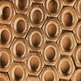 thumbnail image 1 of Ahgly Company Machine Washable Indoor Square Transitional Saddle Brown Area Rugs, 7' Square, 1 of 7
