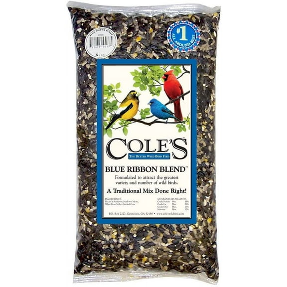 Cole's BR20 Blue Ribbon Blend Bird Seed, 20-Pound