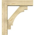 thumbnail image 3 of Ekena Millwork 8"W x 34"D x 38"H Merced Block Rough Sawn Bracket w/ Offset Brace, Douglas Fir, 3 of 25