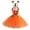 b-425Orange206, variant on MEZZALL Sleeveless Halloween Pumpkin Swing Dress With Headband Girls Festive Party Wear Ready Petticoat Skater Style Girls Dress Lovely Dresses