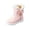 Pink, variant on Girls Winter Boots Fashion Fur Lined Lightweight Warm Snow Boots Princess Warm Winter Shoes for Girls