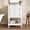 White + Ceramic + Solid Wood+MDF + Bathroom-2, variant on 20" Small Bathroom Vanity with Ceramic Sink, French Style Freestanding Vanity with 2 Storage Drawers & Open Shelf, Wood Bathroom Storage Cabinet with Sink Combo, Beige