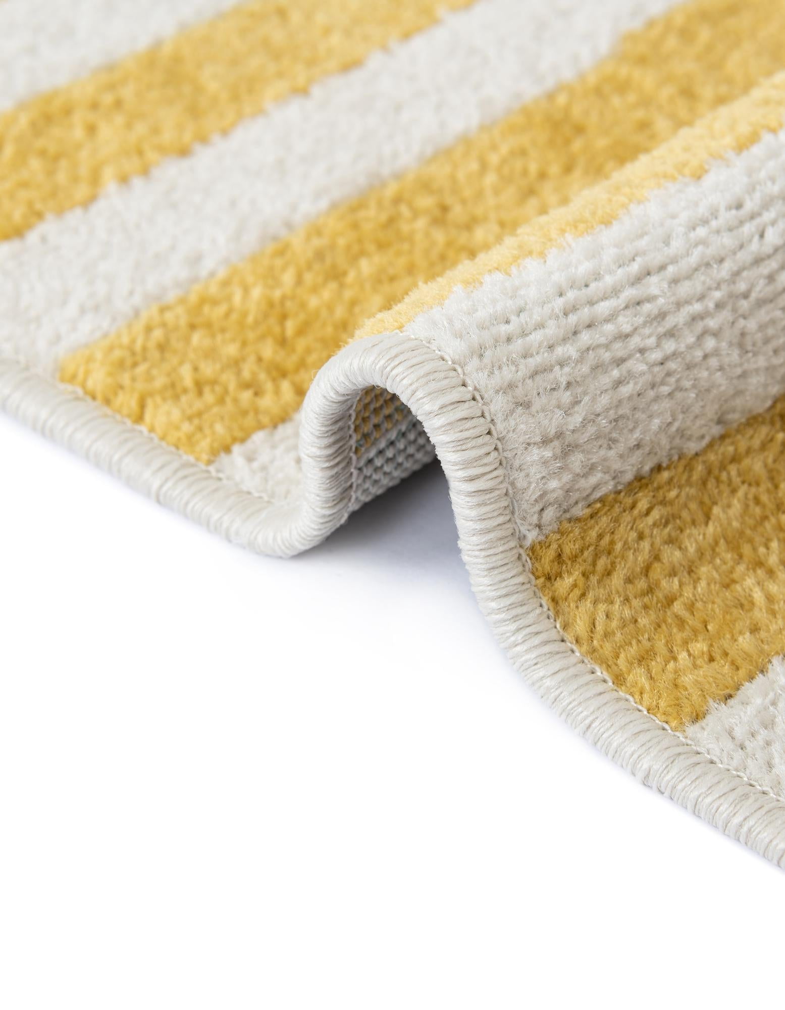 Unique Loom Striped Williamsburg Rug, Yellow (4' 0 x 6' 0)