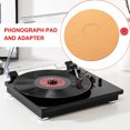 thumbnail image 4 of instrumento musical Tapete de vinilo antiestático antivibración para reproductor de discos de vinilo de 45 RPM FLhrweasw Nuevo, 4 of 9