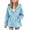 Z52 Light Blue, variant on VEKDONE Girls Zip Up Hoodie Kids Cinched Waist Drawstring Hooded Sweatshirt Jacket Casual Long Sleeve Fall Winter Daily Outerwear Light Blue,9-10 Years