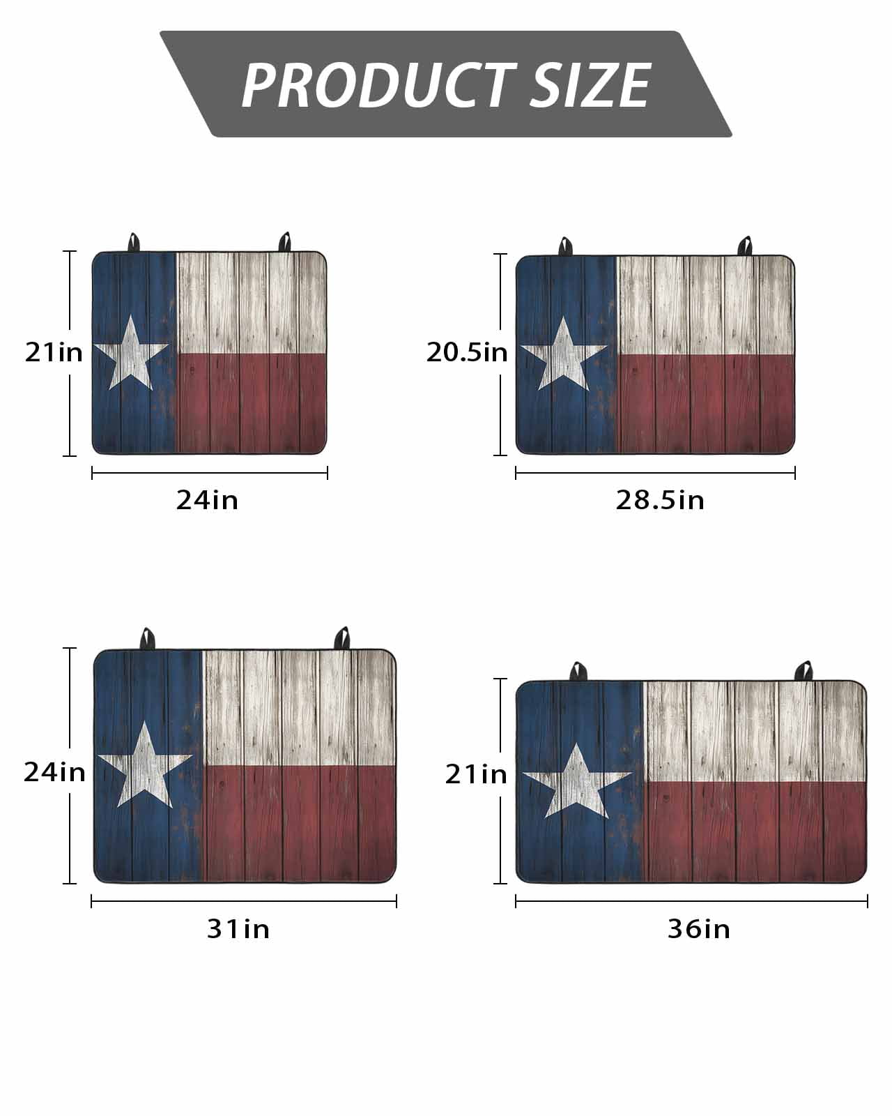 Stove Top Covers for Electric Stove, Vintage Star Country Glass Stovetop Cover Protector, American Flag Blue Red Induction Cooktop Protector Oven Mat for Kitchen Countertop 24"x21"