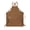 Brown, variant on HonorHut Canvas Work Apron with Large Pockets Waterproof Cross Back Aprons Adjustable Cooking Apron for Kitchen Grilling Baking Brown