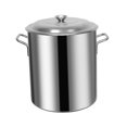 thumbnail image 4 of Olla para estofado, olla profunda con fondo compuesto, olla profunda con tapa, olla para sopa de acero inoxidable, olla multiusos para Hotel comercial 30cmx30cm Macarena ollas grandes para sopa, 4 of 8