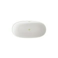 thumbnail image 4 of Elegant Kitchen and Bath 67 inch Soaking Bathtub in Glossy White with Brushed Gold Trim, 4 of 8
