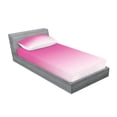 thumbnail image 2 of Ambesonne Ombre Fitted Sheet & Pillow Sham Set, Digital Hot Pink Design, Twinxl, Pink, 2 of 2