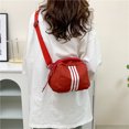 thumbnail image 4 of Bolso de hombro para mujer Bolso bandolera con correa ajustable deportiva de gran capacidad (Rojo), 4 of 7