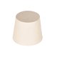 thumbnail image 4 of Tapón de Caucho Sólido en Forma Cónica Blanco para Tubo de Laboratorio Tamaño 7  5Pcs, 4 of 5