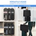 thumbnail image 6 of DAKOMM 51"Travel Garment Bag with Zipper Pocket, 3 Pack Odorless Garment Covers,Suit Bag for Suits, Dresses, Coats (Black), 6 of 7