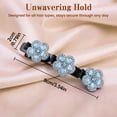 thumbnail image 5 of Sparkling Crystal Stone Braided Hair Clips, 2026 New Elegant Decorative Hair Accessories for Party, Easily Braided Hair Bands, Rhinestone Hairs Clips for Women and Girls (Multi-color, 2pcs), 5 of 7