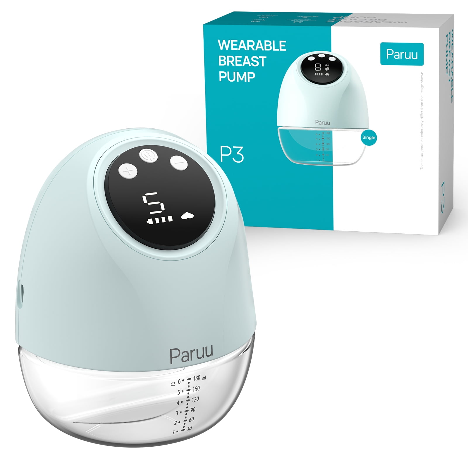 Paruu Hands Free Breast Pump Wearable, P3 Electric Portable Breast Pump ...