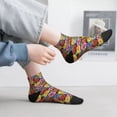 thumbnail image 2 of Pofeuu Daisies Flowers Print 30cm Socks, Adult Running Hiking Socks for Youth and Adult, 2 of 7