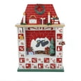 thumbnail image 2 of Kurt Adler 15" Wooden Chimney Christmas Advent Calendar with Ornaments, 2 of 2