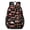 Fireman and Dog, variant on Fireman and Dog Black Pattern 17" School Backpacks for Teens,Waterproof Oxford Fabric,S-Shape Padded Straps for School,Travel,Hiking,Camping