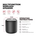 thumbnail image 3 of LAATIKUI F11 Bluetooth speaker outdoor wireless TWS mini subwoofer portable audio, 3 of 14