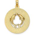 thumbnail image 3 of 14K Yellow Gold OCEAN CITY, NJ w/Dolphin Charm - 19.3mm, 3 of 6
