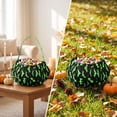thumbnail image 6 of CRAGRSI LED Lighted Knitted Halloween Bags Candy Bags for Kids Halloween Party Favors 6.3 x 5.1 Inch Green, 6 of 7