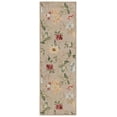 thumbnail image 2 of Safavieh Chelsea Gisselle Bordered Wool Runner Rug, Beige, 2'6" x 12', 2 of 11