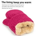 thumbnail image 6 of Women Gloves Soft Mittens for Winter Warm Lined Thermal Cold Weather Cozy Fuzzy Thick Hand for Outdoor Activities, 6 of 9