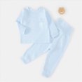 thumbnail image 2 of TOWED22 Boys Girls Pajamas Planet Cotton Toddler Kids 2 Piece Long Sleeve Pjs Fall Winter Sleepwear 3 6 9 12 18 24 Months 2 3 4 5 6 7 8 9 Years(Light Blue,6-9 M), 2 of 9