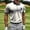Gray, variant on Mens Golf Shirt Moisture Wicking Performance Sport Short Sleeve Print Golf Polo Shirts for Men