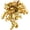 Gold, variant on 12-Count Green Self-Adhesive Curly Bows Gift Wrap Accessory - Perfect for Christmas, Birthday, Holiday, Party Favors Decorations