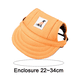 thumbnail image 2 of Gorra de béisbol para perro, ajustable, para deportes al aire libre, protección solar, gorra de béisbol, visera, traje con agujeros para las orejas, 2 of 5