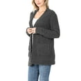 thumbnail image 5 of KOGMO Womens Popcorn Sweater Cardigan with Pockets, 5 of 6