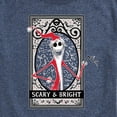 thumbnail image 3 of The Nightmare Before Christmas - Scary And Bright - Men's Short Sleeve Graphic T-Shirt, 3 of 5