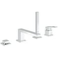 thumbnail image 2 of Grohe Eurocube 198972431 4-Hole Single-Handle Deck Mount Roman Tub Faucet with 1.75 GPM Hand Shower in Matte Black, 2 of 7